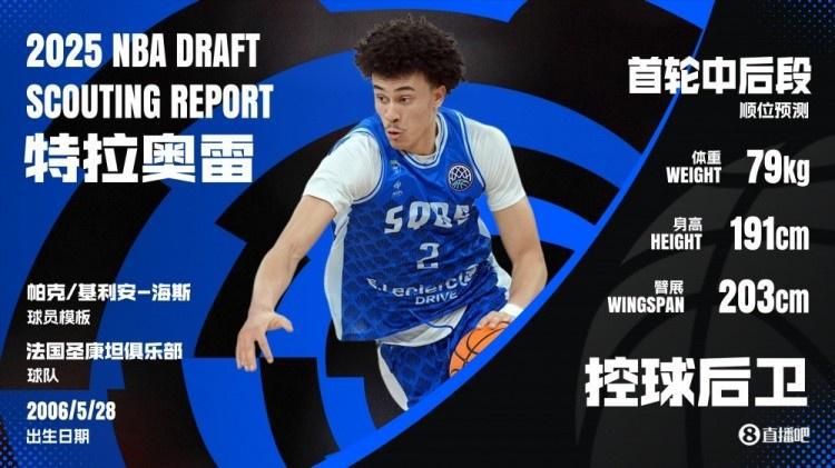 挑后卫！球探高管谈新秀：自认乔丹附体的萨拉夫 杰明最差是吉迪