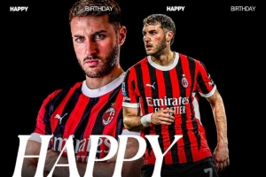 开云下载-希门尼斯24岁生日，米兰官推祝福：愿新的一年充满爱、喜悦和祝福