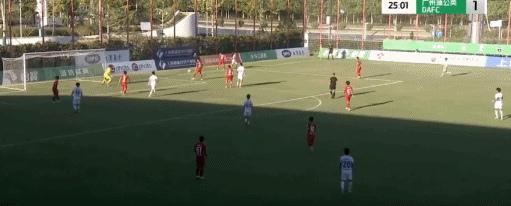 上海海港B队连追两球2-2广州蒲公英，张慧宇绝平