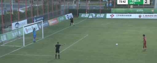 上海海港B队连追两球2-2广州蒲公英，张慧宇绝平