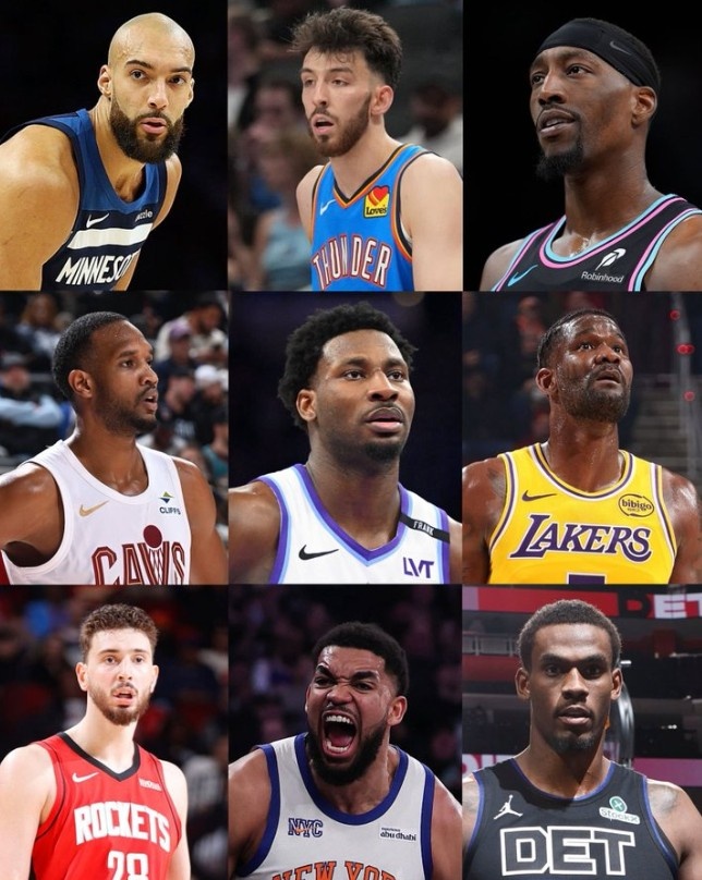 开云网站-美媒晒九位中锋选Top3！贝弗利：唐斯/阿德巴约/杜伦 申京落选